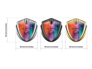 Buick Metal Domed Emblem Durable Stylish Shape